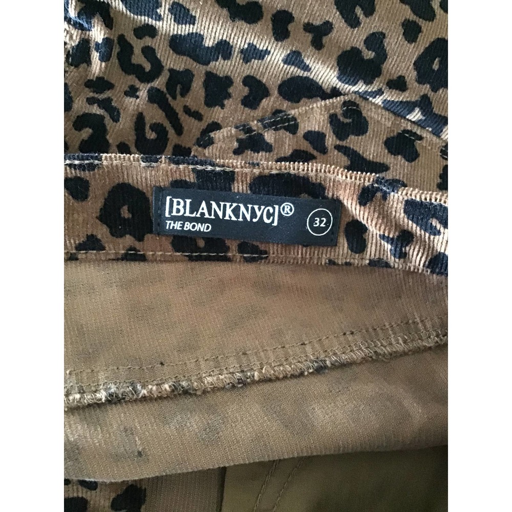 BlankNYC Leopard Print Corduroy Mid-Rise Skinny - Picture 4 of 9